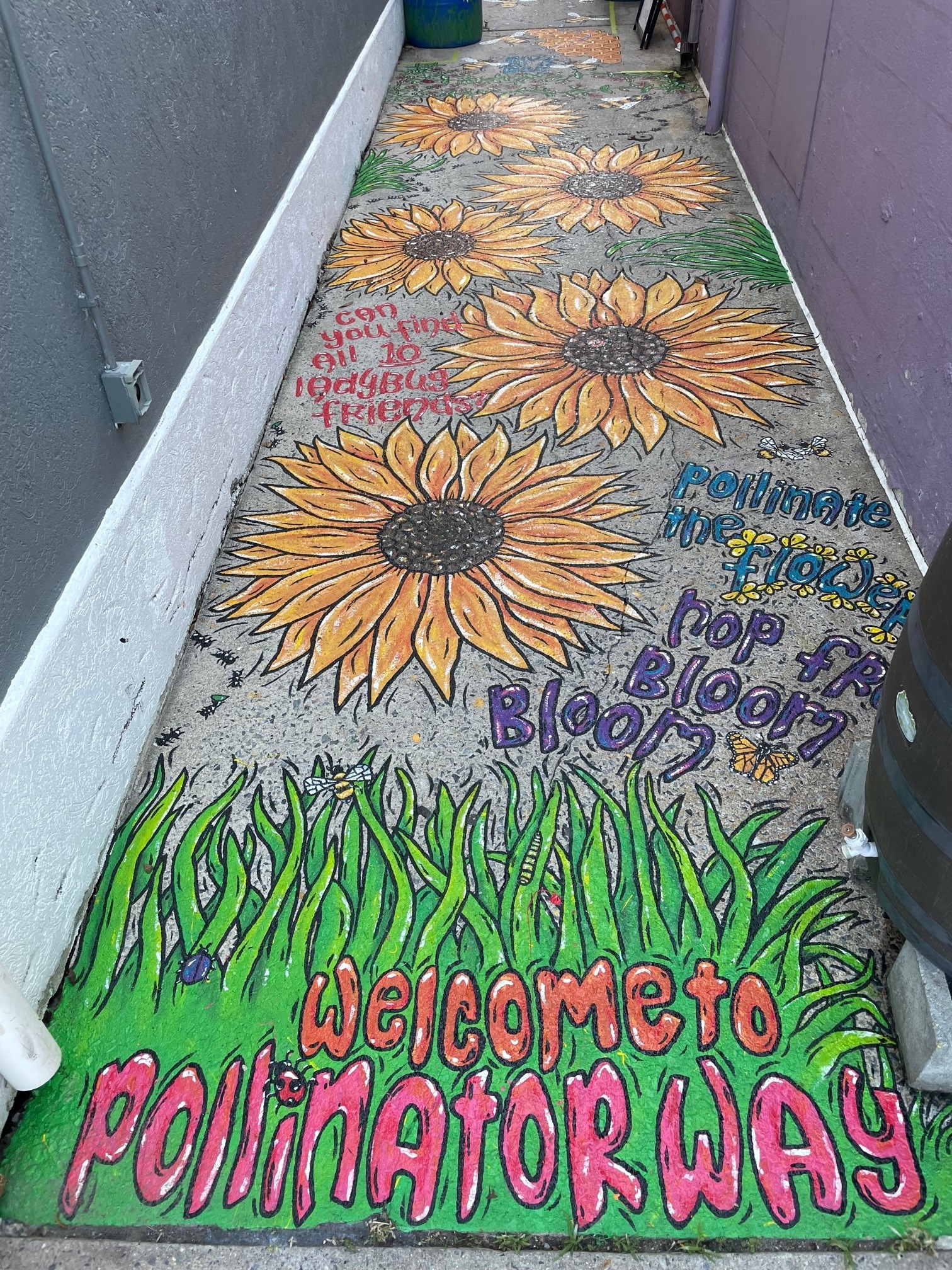 Pollinator Way Interactive Mural